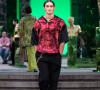 Aurélien Enthoven (fils de C. Bruni) Défilé Versace "Collection Prêt-à-Porter Homme Printemps/Eté  lors de la Fashion Week de Milan.