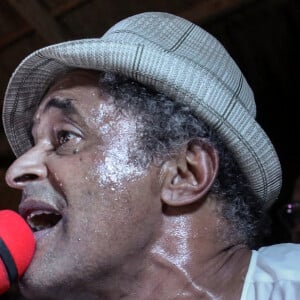 Yannick Noah au village Noah pour un débat avec la société civile et un concert, Yaoundé, Cameroun, le 26 juillet 2022.© Stéphane Lemouton/Bestimage 