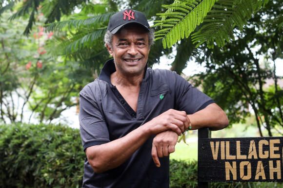 L'ancien sportif de tennis, Yannick Noah dans son village Noah, à Yaoundé, Cameroun, le 25 juillet 2022. © Stéphane Lemouton/Bestimage 