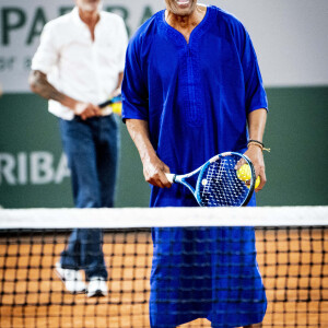 Yannick Noah - Soirée de gala "Coeur Central" au profit de Terre d'Impact fonds de dotation de la FFT et de l'association Fête le Mur sur le Court Central Philippe Chatrier à Roland Garros, Paris le 5 juillet 2022. © JB Autissier/Panoramic/Bestimage 