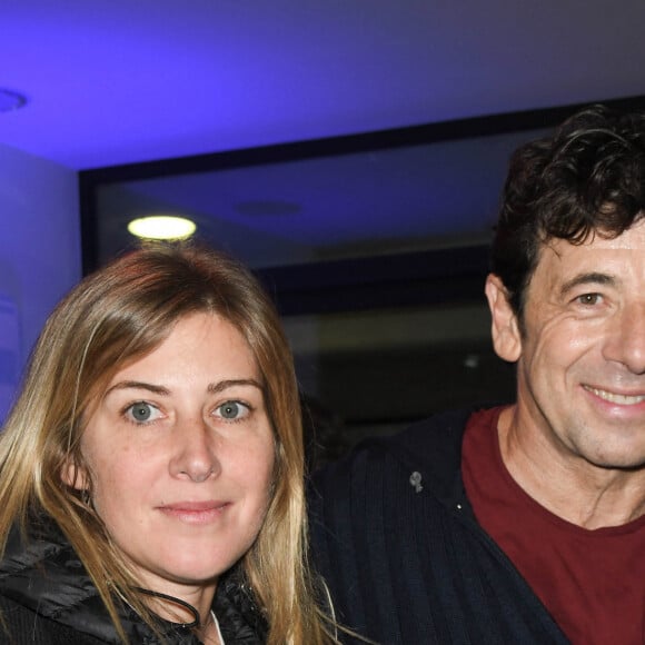 Amanda Sthers et Patrick Bruel - People en backstage lors du premier jour du concert de Patrick Bruel lors de sa tournée "Ce soir on sort..." à Paris La Défense Arena le 6 décembre 2019. © Coadic Guirec/Bestimage 