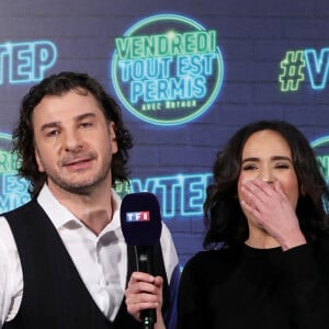 Exclusif - Michael Youn, Amelle Chahbi - Enregistrement des 10 ans de l'émission "Vendredi tout est permis (VTEP)". © Jacovides-Moreau / Bestimage