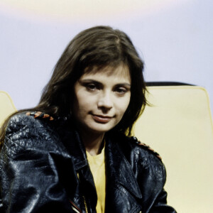 Marie Trintignant sur le plateau de l'émission TV "Ciel mon mardi!". Le 18 juin 1991