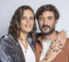 Exclusif - Jeremy Frerot et sa femme Laure Manaudou - Backstage - Enregistrement de l'émission "La Chanson secrète 11" à Paris. © Cyril Moreau / Bestimage