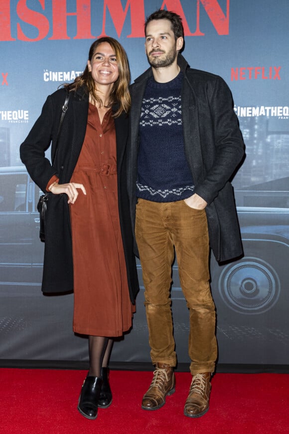Elsa Leeb et un ami - Avant-première du film "The Irishman" à la Cinémathèque à Paris le 17 octobre 2019. © Olivier Borde/Bestimage 