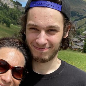 Marie Fugain en vacances avec ses fils Elliot et Sam. Instagram. Le 29 août 2022.