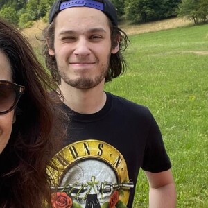 Marie Fugain en vacances avec ses fils Elliot et Sam. Instagram. Le 29 août 2022.