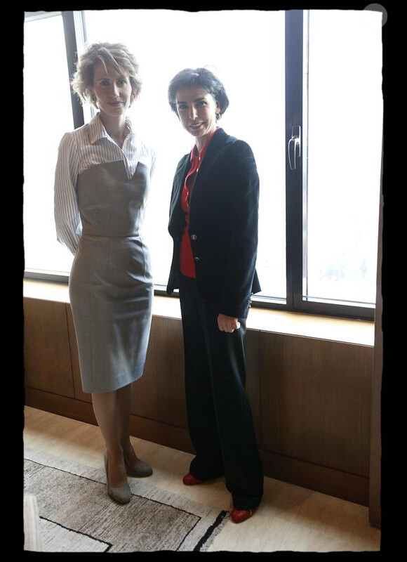 Rachida Dati à Damas, avec Asma al-Assad. 23-24 janvier 2010