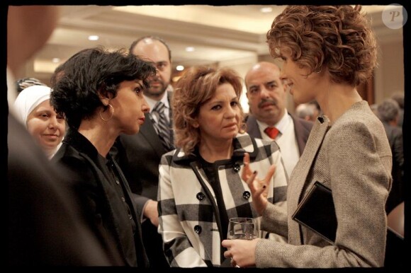 Rachida Dati à Damas, aux côtés d'Asma al-Assad. 23-24 janvier 2010