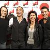 Rachida Dati, Nikos Aliagas, Florian Gazan et Mustapha El Atrassi au 6/9 d'NRJ. 08/02/2010