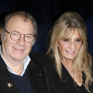 Daniel Russo et sa femme Lucie - Soirée hommage à Jean-Pierre Mocky "70 ans de cinéma" au cinéma "Beau Regard" à Paris, avec la projection du film "La loi de l'albatros". Le 9 décembre 2019 © Christophe Aubert via Bestimage
