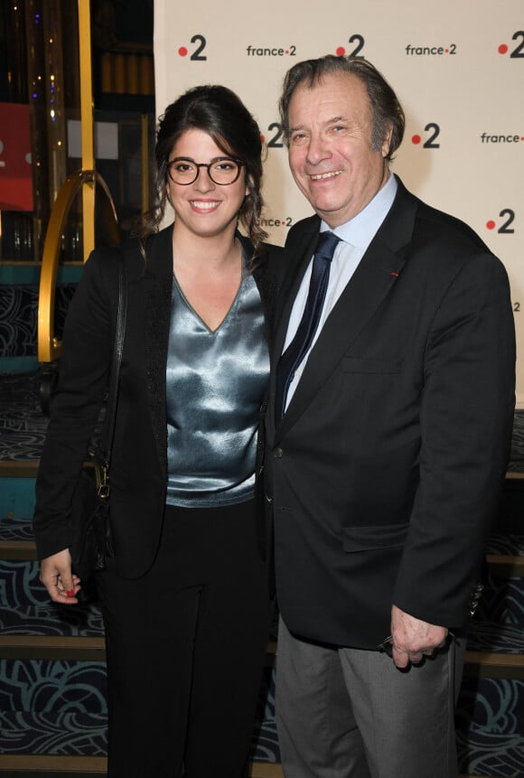 Daniel Russo et sa fille Charlotte lors de la 31ème cérémonie des Molières 2019 aux Folies Bergère à Paris, France, le 13 mai 2019. © Coadic Guirec/Bestimage 