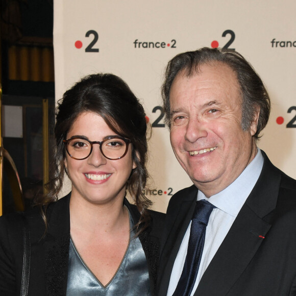 Daniel Russo et sa fille Charlotte lors de la 31ème cérémonie des Molières 2019 aux Folies Bergère à Paris, France, le 13 mai 2019. © Coadic Guirec/Bestimage 