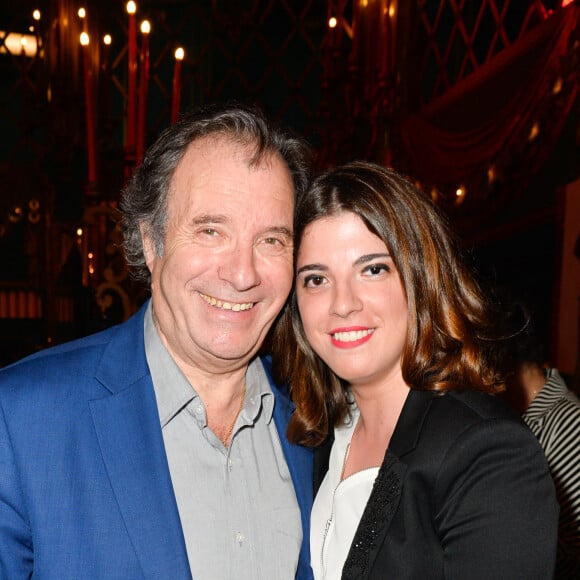 Daniel Russo et sa fille Amanda - 29ème cérémonie des Molières 2017 aux Folies Bergère à Paris le 29 mai 2017. © Coadic Guirec/Bestimage 