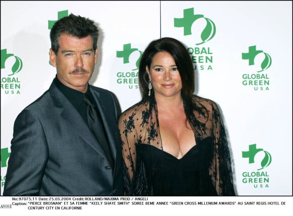 Pierce Brosnan et Keely Shaye Smith.