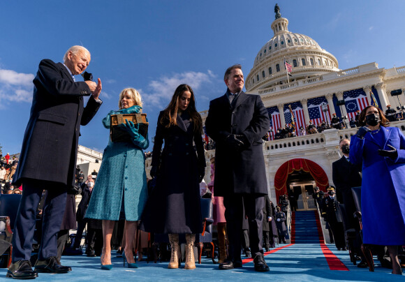 Cérémonie d'investiture du 46ème président des Etats-Unis J.Biden et de la vice-présidente Kamala Harris au Capitole à Washington le 20 janvier 2021