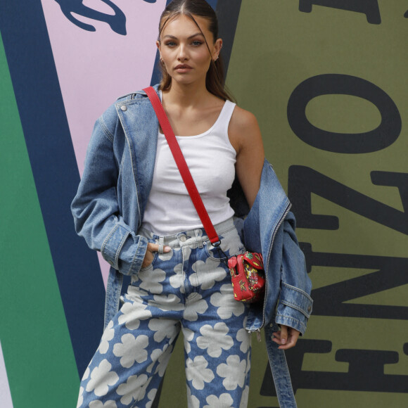 Thylane Blondeau - Photocall des people au défilé de mode homme Kenzo printemps / été 2023 au Lycée Carnot à Paris le 26 juin 2022. © Veeren-Christophe Clovis/Bestimage 