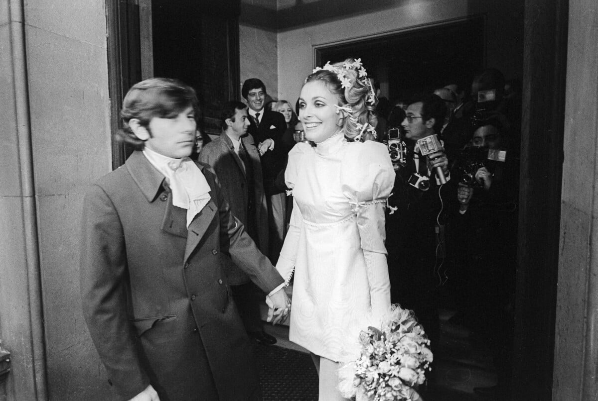 Photo : Roman Polanski et Sharon Tate lors de leur mariage à Chelsea à  Londres en 1968 - Purepeople