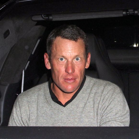 Lance Armstrong, est alle diner au restaurant Mastro a Beverly Hills. Le 12 mars 2013