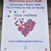 Le rassemblement à Neuilly-sur-Seine en faveur de Haïti le 7 février 2010