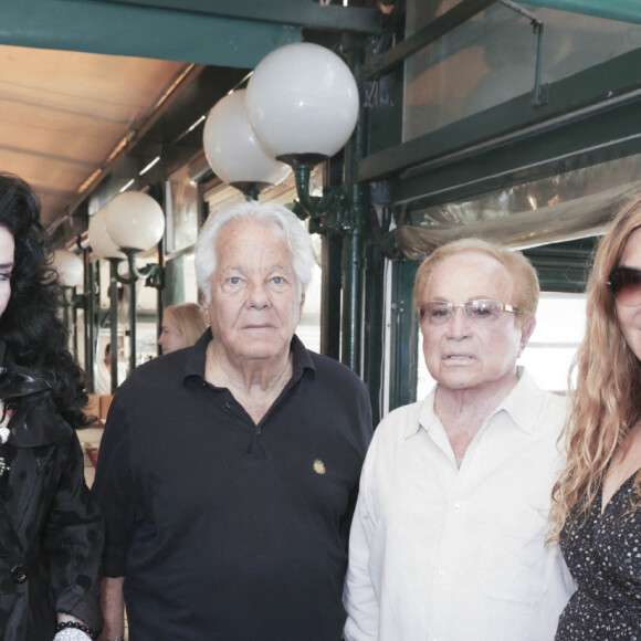 Lamia Kashoggi, Massimo Gargia, Orlando, Guest - Messe hommage en mémoire de Ivana Trump, morte le 14 juillet 2022, en l'église de Saint-Tropez le 9 août 2022. © Jack Tribeca / Bestimage 