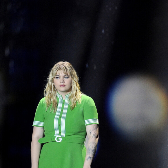 Louane (Louane Emera) (nommée pour la chanson "Donne-moi ton coeur") et Florian Rossi - Enregistrement de l'émission "La chanson de l'année" au château de Chambord, qui sera diffusée le 5 juin 2021 sur TF1. © Gaffiot-Moreau / Bestimage 