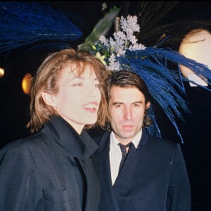 ARCHIVES - JANE BIRKIN ET JACQUES DOILLON LORS D' UNE SOIREE A L' ALCAZAR A PARIS EN 1983  