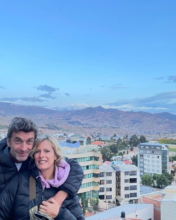 Karin Viard et son mari Manuel Herrero sur Instagram.