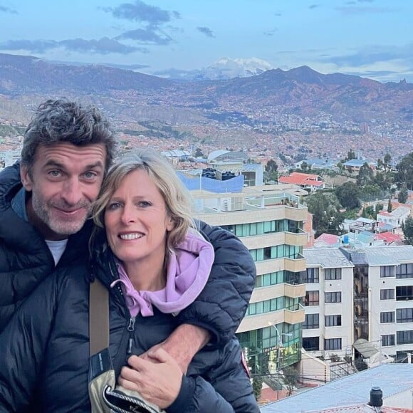 Karin Viard et son mari Manuel Herrero sur Instagram.