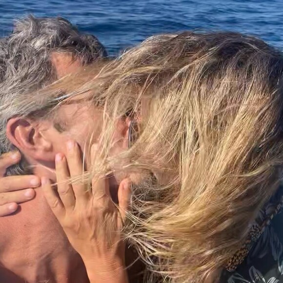 Karin Viard et son mari Manuel Herrero sur Instagram.