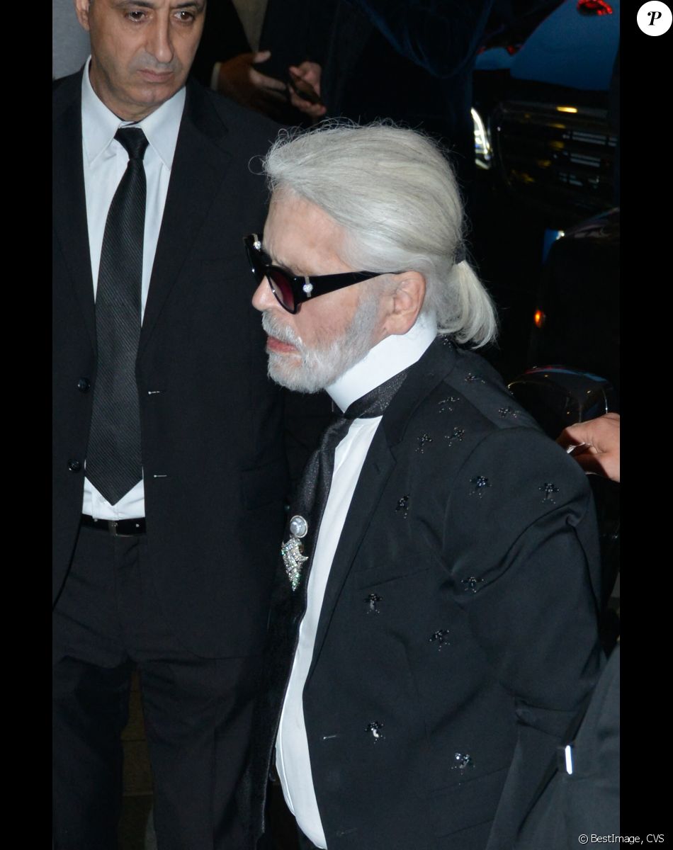 Karl Lagerfeld - Arrivées à la soirée Vanity Fair x Chanel chez Albane à l'hôtel JW Marriott lors du 71e festival international du film de Cannes le 9 mai 2018. © CVS / Bestimage