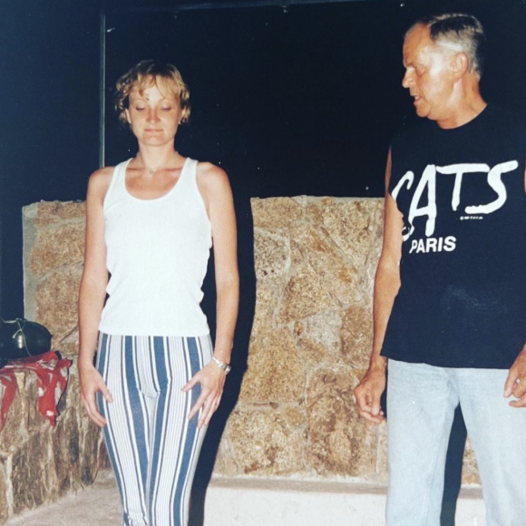 Patricia Kaas et Arthur Plasschaert, souvenir partagé sur Instagram. Le 17 août 2022.