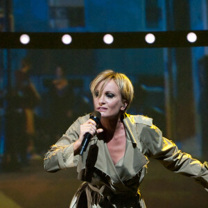 Patricia Kaas chante Piaf à l'Olympia à Paris, le 26 septembre 2013. 