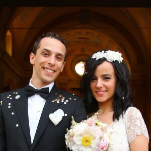 Exclusif - Prix spécial - Mariage religieux en l'église de Villanova d' Alizée et Grégoire Lyonnet - Villanova le 18 juin 2016 © Olivier Huitel - Olivier Sanchez / Bestimage - Crystal  