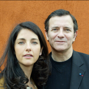 Archives : Francis Huster et Cristiana Reali à Roland Garros en 2004