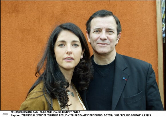 Archives : Francis Huster et Cristiana Reali à Roland Garros en 2004
