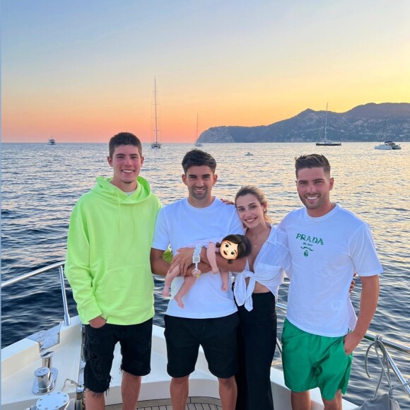 Enzo Zidane et sa fiancée Karen célèbrent les deux mois de leur fille, Sia.