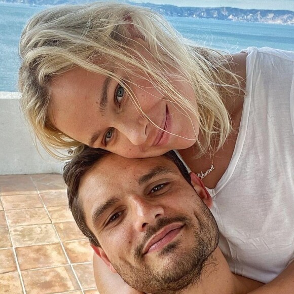 Florent Manaudou et sa compagne Pernille Blume.