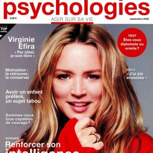Couverture du dernier numéro de "Psychologies Magazine" avec Virginie Efira.