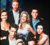 Les acteurs de la série "Beverly Hills 90210".