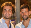 Exclusif - Novak Djokovic et ses deux frères Marko et Djordje en visite à Dubrovnik. Le 20 juillet 2022