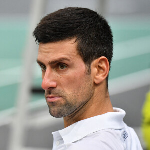 Novak Djokovic remporte la finale homme du Rolex Paris Masters face à Daniil Medvedev. © Veeren/Bestimage