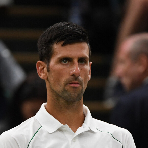 Tennis - Wimbledon 2022 - Novak Djokovic - Serbie au tournoi de Wimbledon (Jour 1) au All England Lawn Tennis and Croquet Club à Londres, Royaume Uni, le 27 juin 2022. © Chryslene Caillaud/Panormic/Bestimage