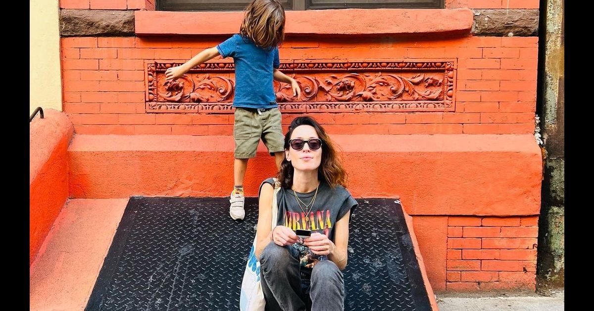 Gaëlle Pietri et son fils Orso, fruit de ses amours avec Gaspard Ulliel