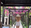 Stella Belmondo en vacances à Bali en Indonésie.