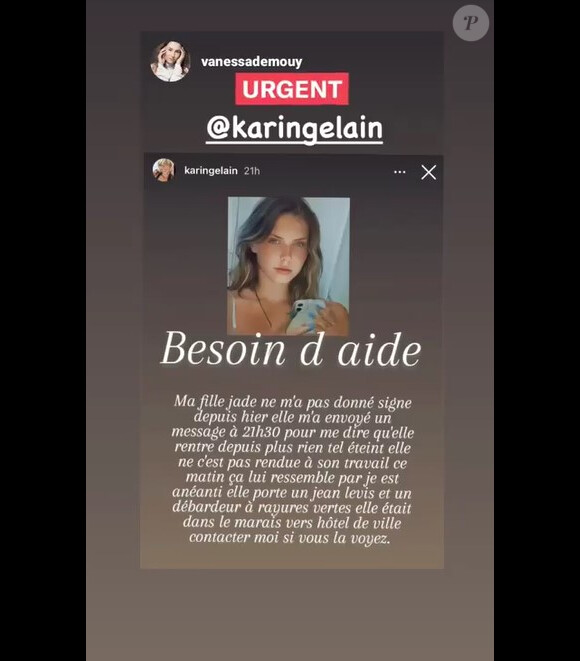 Les personnalités ont partagé en masse l'appel de Karine Gélain à retrouver sa fille.