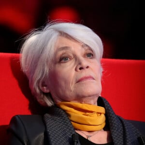 Enregistrement de l'émission "Le Divan" présentée par Marc-Olivier Fogiel avec Françoise Hardy en invitée, le 29 janvier 2016. © Dominique Jacovides / Bestimage 