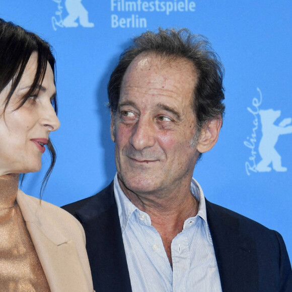 Juliette Binoche, Vincent Lindon - Photocall du film "Avec amour et acharnement" lors de la 72e édition du festival international du film de Berlin le 12 février 2022. © Imago / Panoramic / Bestimage