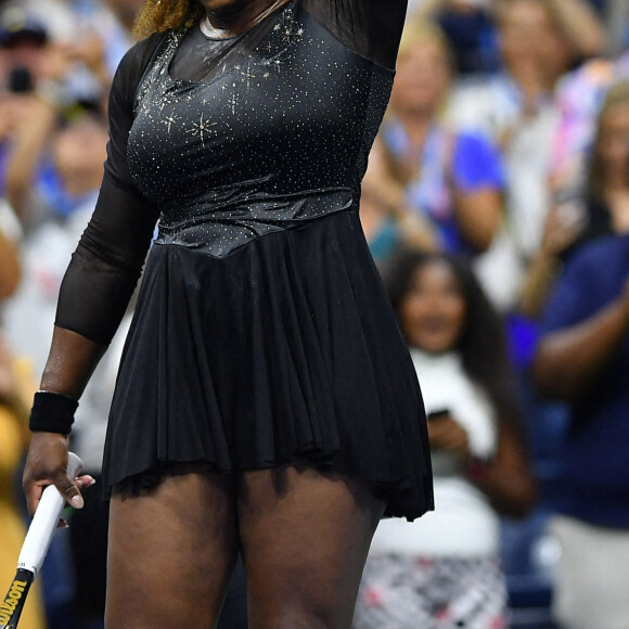 Serena Williams remporte son match de premier tour contre D.Kovinic lors du tournoi US Open 2022 au Billie Jean King National Tennis Center de l'USTA à New York le 29 août 2022. © Antoine Couvercelle / Panoramic / Bestimage