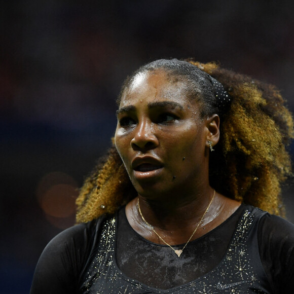 Serena Williams remporte son match de premier tour contre D.Kovinic lors du tournoi US Open 2022 au Billie Jean King National Tennis Center de l'USTA à New York le 29 août 2022. © Antoine Couvercelle / Panoramic / Bestimage